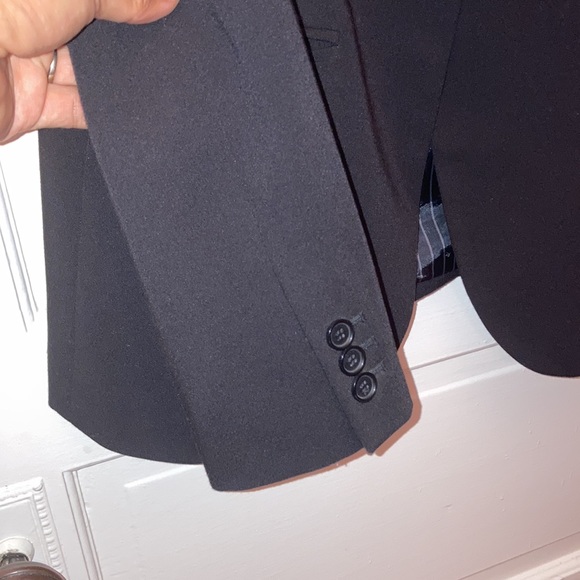 Calvin Klein Women's blazer suit jacket top black size 10 - Picture 5 of 8